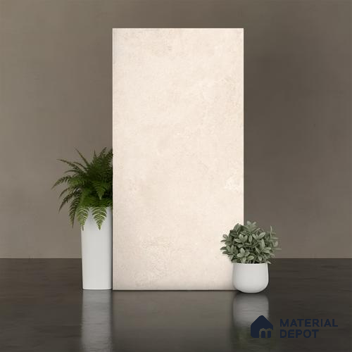 Punch Wall & Floor Tile TL 09944 B 4 ft x 2 ft Cream Vitrified Matte Finish Tile - 9 mm | Ideal for Living Room, Bedroom, Bathroom, Kitchen