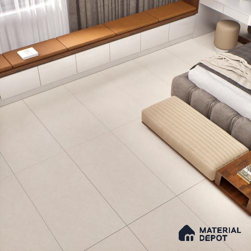 Plain Wall & Floor Tile TL 07499 B Accosto Beige 4 ft x 2 ft Beige Vitrified Matte Finish Plain Tile - 9 mm | Ideal for Living Room, Bathroom, Kitchen | Image 07