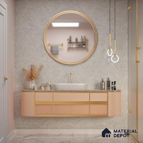 Highlighter Wall Tile TL 07499 C Accosto Gray Decor 4 ft x 2 ft Grey Vitrified Matte Finish Decor Tile - 9 mm | Ideal for Living Room, Bathroom, Kitchen