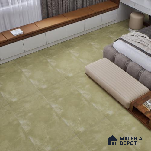 Cement Wall & Floor Tile TL 07612 E Cotto Olive 4 ft x 2 ft GVT Vitrified Matte Finish - 9 mm