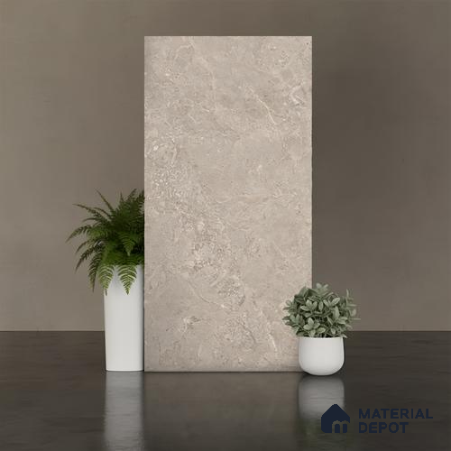 Stone Look Floor & Wall Tile TL 08091 B Caspain Taupe Endless Rustic 4 ft x 2 ft Vitrified Matte Finish - 9 mm