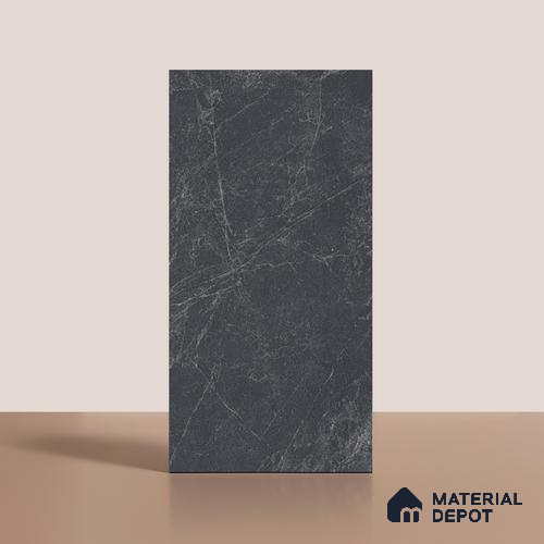 Marble Look Wall & Floor Tile TL 08790 B Moon Stone Nero 4 ft x 2 ft Vitrified Matte Finish - 9 mm
