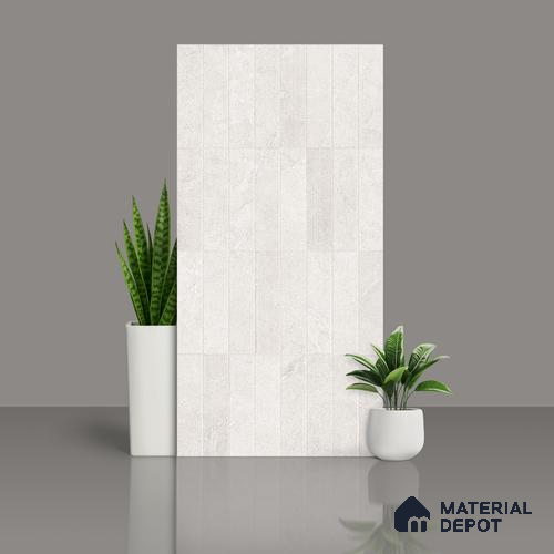 Punch Wall Tile TL 09947 4 ft x 2 ft Cream Vitrified Matte Finish Tile - 9 mm | Ideal for Living Room, Bedroom, Bathroom, Kitchen