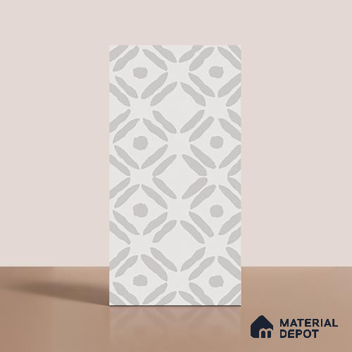 Moroccan Look Wall & Floor Tile TL 10145 C Crystal Bianco Gloria 4 ft x 2 ft Vitrified Matte Finish - 9 mm