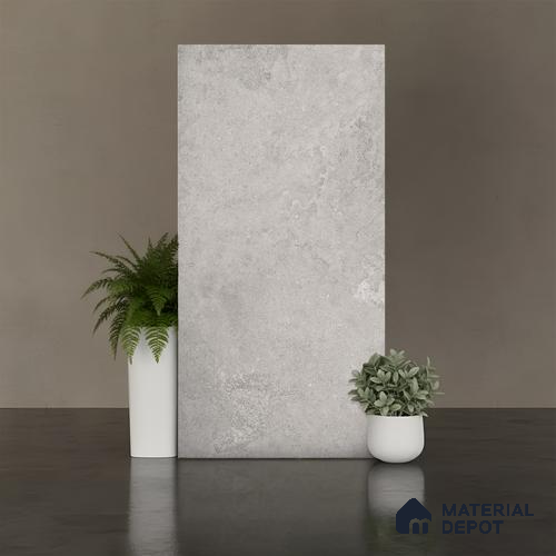 Punch Wall & Floor Tile TL 09943 B 4 ft x 2 ft Grey Vitrified Matte Finish Tile - 9 mm | Ideal for Living Room, Bedroom, Bathroom, Kitchen
