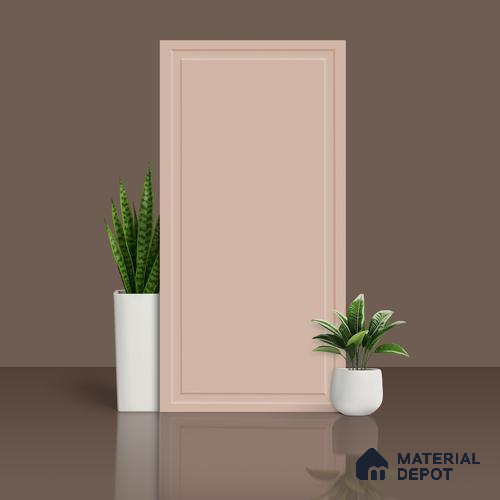 Plain Wall Tile TL 09972 E 4 ft x 2 ft Pink Vitrified Matte Finish Tile - 9 mm | Ideal for Living Room,Bedroom,Bathroom,Kitchen