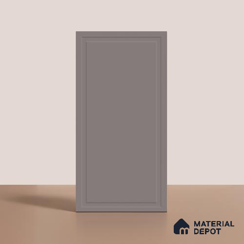 Plain Wall Tile TL 09972 G 4 ft x 2 ft Grey Vitrified Matte Finish Tile - 9 mm | Ideal for Living Room,Bedroom,Bathroom,Kitchen