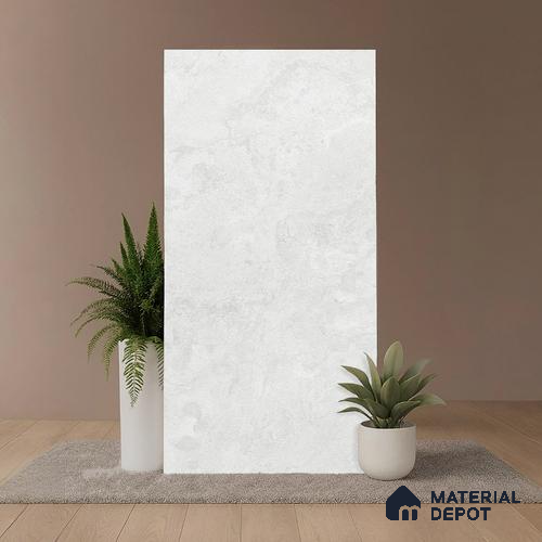 Marble Floor & Wall Tile TL 09926 4 ft x 2 ft Grey Vitrified Matte Finish Tile - 9 mm | Ideal for Living Room,Bedroom,Bathroom,Kitchen