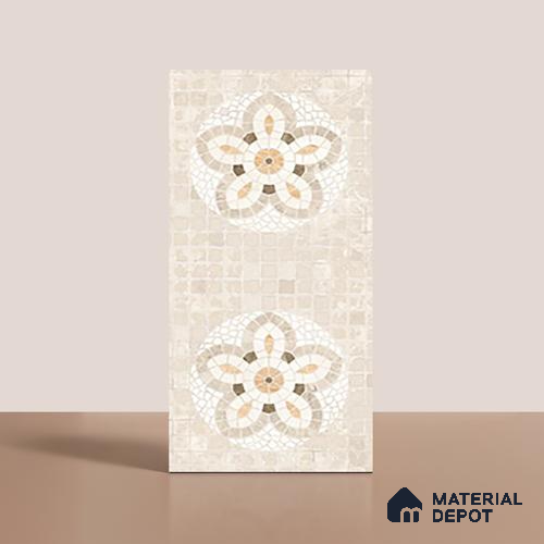 Highlighter Wall Tile TL 09977 B 4 ft x 2 ft Beige Vitrified Matte Finish Tile - 9 mm | Ideal for Living Room,Bedroom,Bathroom,Kitchen