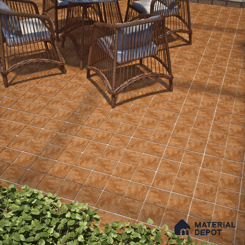 Stone Look Tile TL 07549 D Osco Sand 7.87 inch x 7.87 inch Vitrified Matte Finish - 18 mm | 9 Random Design | 2 mm Spacer is Mandatory
