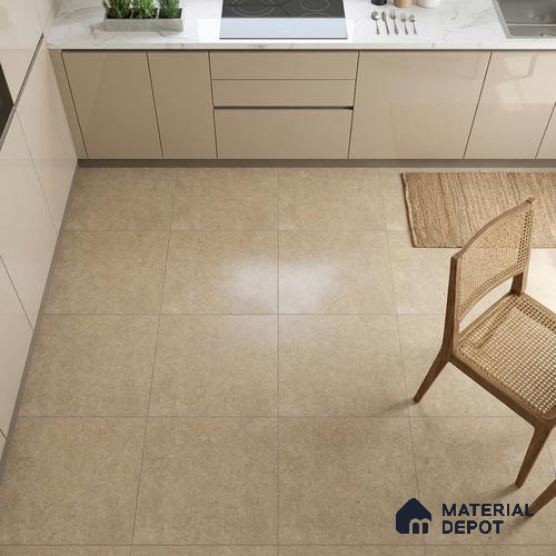 TL 01166 Vibrato Beige Matte Finish 600 x 600 mm Vitrified Wall & Floor Tile - 9 mm