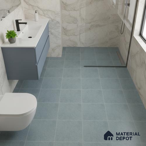 TL 01202 D Quanto Aqua 300 x 300 mm Ceramic Anti Skid Matte Finish Bathroom Floor Tile - 8 mm