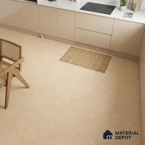 TL 01483 B Desert Cream 2 ft x 2 ft Matte Finish Wall and Floor Porcelain Tile - 9 mm
