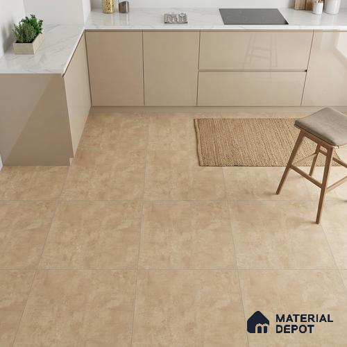 TL 01492 Chamoisee Brown 2 ft x 2 ft Matte Finish Wall and Floor Porcelain Tile - 9 mm