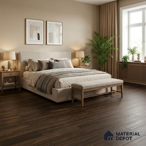TL 02321 Earth Brown 1000 x 200 mm Matte Finish Porcelain Wall & Floor Tile - 9 mm | 2-3 mm Spacer is Mandatory
