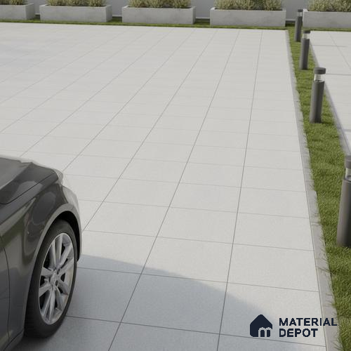 Parking Floor Tile TL 02330 A Light 16 x 16 inch Vitrified Anti Skid Matte Finish Heavy Duty Tile - 12 mm | Suitable For Outdoor, Heavy Traffic Areas | Pattern Alignment May Vary | 2-3 mm Spacer is Mandatory