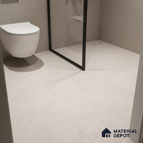 Parking Floor Tile TL 02332 A Light 16 x 16 inch Vitrified Anti Skid Matte Finish Heavy Duty Tile - 12 mm | Suitable For Outdoor, Heavy Traffic Areas | Pattern Alignment May Vary | 2-3 mm Spacer is Mandatory