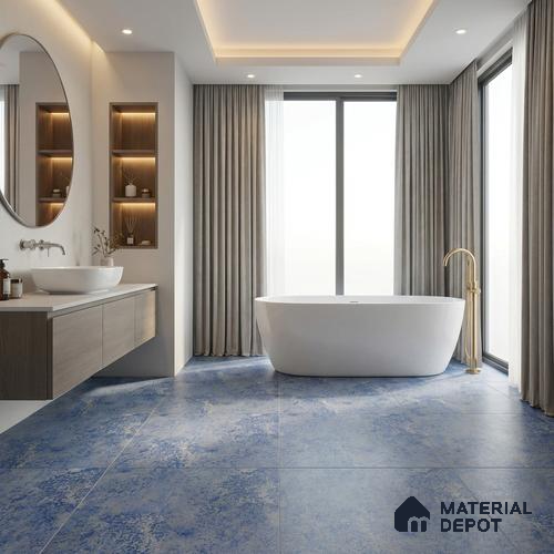 Parking Floor Tile TL 02333 16 x 16 inch Vitrified Anti Skid Matte Finish Heavy Duty Tile - 12 mm | Suitable For Outdoor, Heavy Traffic Areas | Pattern Alignment May Vary | 2-3 mm Spacer is Mandatory