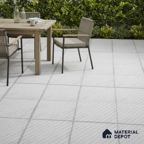 Parking Floor Tile TL 02344 16 x 16 inch Vitrified Anti Skid Matte Finish Heavy Duty Tile - 12 mm | Suitable For Outdoor, Heavy Traffic Areas | Pattern Alignment May Vary | 2-3 mm Spacer is Mandatory
