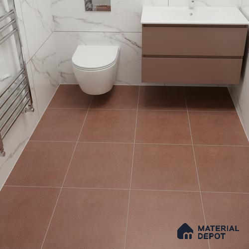 TL 02405 A Mini Royal Vilage Plain 300 x 300 mm Matte Finish Vitrified Parking Floor Tile - 12 mm (Random 12)