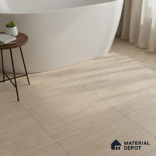 TL 02455 D Marrone Matching Floor 12 x 12 inch Matte Finish Ceramic Floor Tile - 6 mm