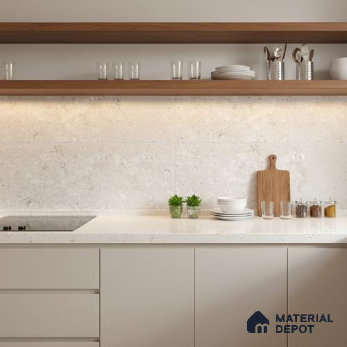 TL 02461 C Silver Dark 2 ft x 1 ft Glossy Finish Ceramic Wall Tile - 6 mm