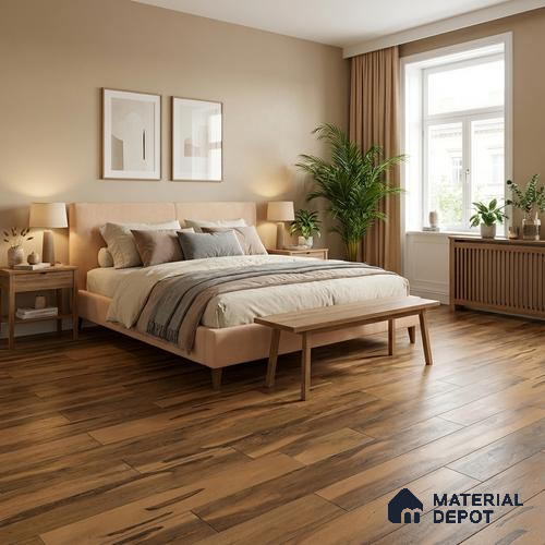 TL 02992 Terra Brown 39 x 8 inch Matte Finish Porcelain Floor & Wall Plank Tile - 9.5 mm | 2-3 mm Spacer is Mandatory