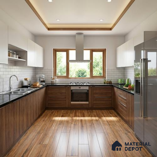 TL 02998 Chestnut Brown 39 x 8 inch Matte Finish Porcelain Floor & Wall Plank Tile - 9.5 mm | 2-3 mm Spacer is Mandatory