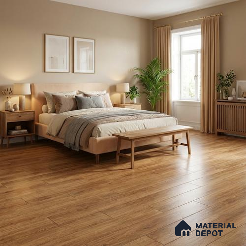 TL 03000 Sepia Brown 39 x 8 inch Matte Finish Porcelain Floor & Wall Plank Tile - 9.5 mm | 2-3 mm Spacer is Mandatory
