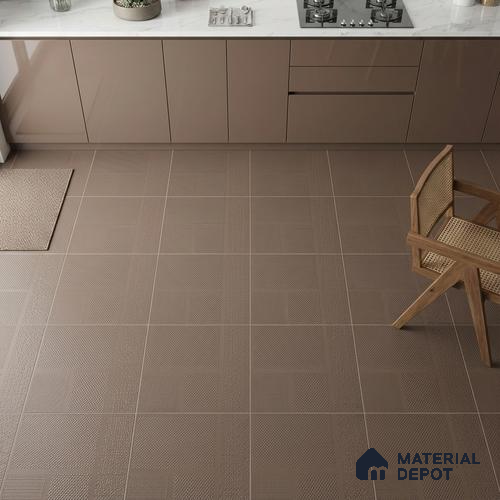 TL 04234 Belgium Punch Matte Finish 600x600 mm Full Body Vitrified Wall & Floor Tile - 9 mm (Random 4)