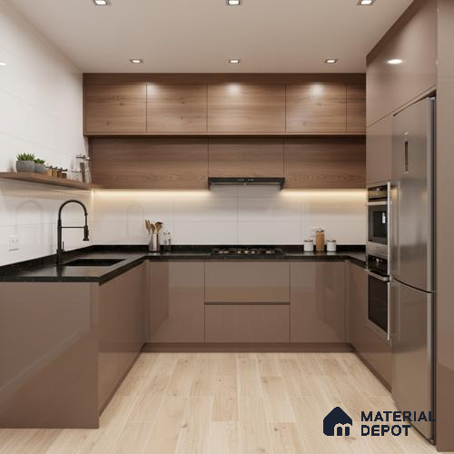 Plain Look Wall Tile TL 04693 B Plain Solara Moonstone White 2 ft x 1 ft Ceramic Glossy Finish - 9 mm | Suitable For Kitchen, Bathroom Walls and Backsplashes