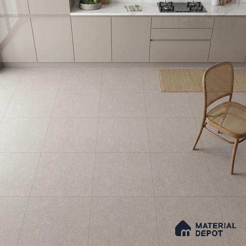 Stone Floor Tile TL 05126 B Zephyr Ashen Marble 2 ft x 2 ft Vitrified Matte Finish - 12 mm (Random 8) | Suitable for Terrace, Courtyard, Parking & Balcony