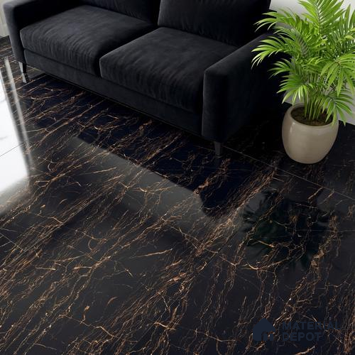 Marble Wall & Floor Tile TL 05153 Marblis Onyx Whisper 4 ft x 2 ft Vitrified High Gloss Finish - 9 mm (Random 6) | Suitable for Living Room, Bedroom & Bathroom