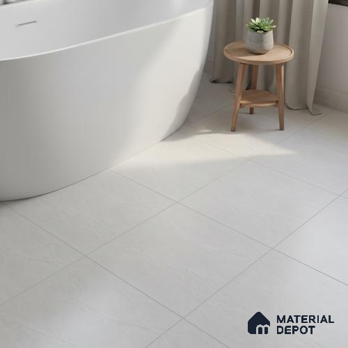 Marble Floor Tile TL 05392 C Bistro Carmen Onyx Beige Matching Floor 1 ft x 1 ft Ceramic Anti Skid Matte Finish - 9 mm | Suitable For Bathroom, Kitchen