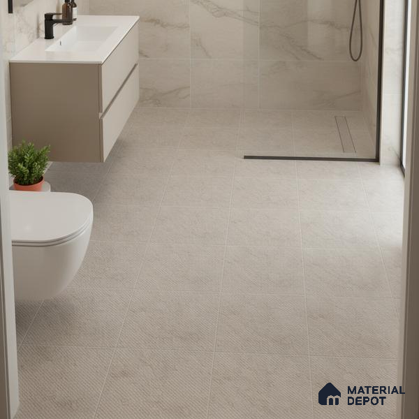 Marble Floor Tile TL 05407 C Bistro Beige Onyx Matching Floor 1 ft x 1 ft Ceramic Anti Skid Matte Finish - 9 mm | Suitable For Bathroom, Kitchen