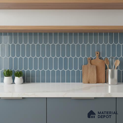 TL 05761 B Aqua Chromatic 600x300 mm Glossy Finish Ceramic Wall Tile - 7 mm | Please Expect a Slight Variation of Pattern