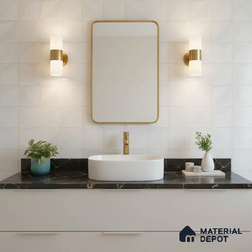 3D Wall Tile TL 05763 E Sea Portion 600x300 mm Glossy Finish Tile - 9 mm