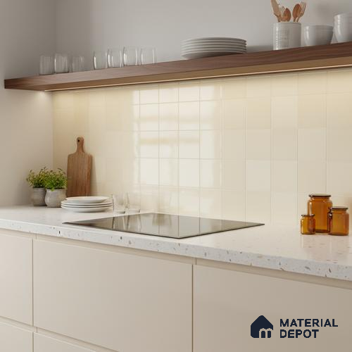 Faux Subway Wall Tile TL 05768 B Imola Peaky Decor 600x300 mm Glossy Finish Tile - 9 mm | Please Expect a Slight Variation of Pattern