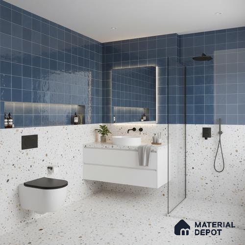 Faux Subway Wall Tile TL 05768 E Imola Ocean Decor 600x300 mm Glossy Finish Tile - 9 mm | Please Expect a Slight Variation of Pattern