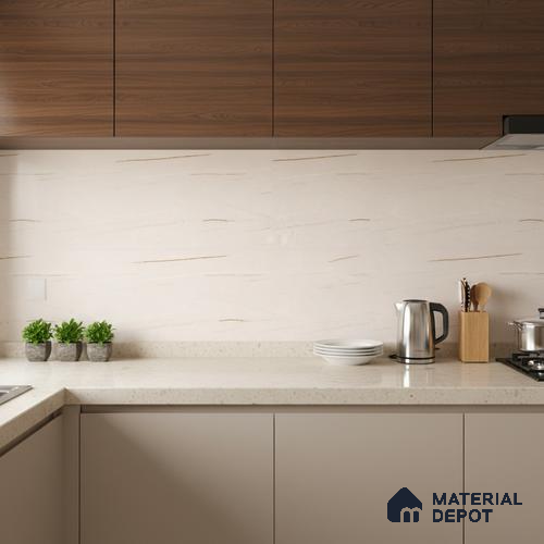 Endless Wall Tile TL 06002 B 26001 D Dark 2 ft x 1 ft Ceramic Glue Matte Finish - 7.5 mm | Suitable For Kitchen, Bathroom