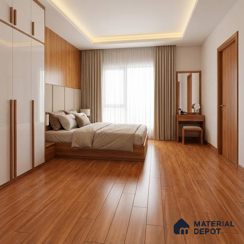 Wood Floor Tile TL 06103 5402 1200 x 200 mm Vitrified Matte Finish - 9 mm | 6 Random Design | Suitable For Living Room, Bedroom, Kitchen | 2-3 mm Spacer is Mandatory