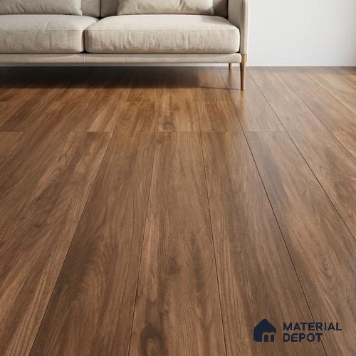 Wood Floor Tile TL 06105 5701 1200 x 200 mm Vitrified Matte Finish - 9 mm | 6 Random Design | Suitable For Living Room, Bedroom, Kitchen | 2-3 mm Spacer is Mandatory