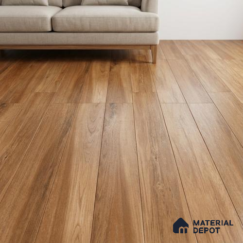 Wood Floor Tile TL 06107 6602 1200 x 200 mm Vitrified Matte Finish - 9 mm | 18 Random Design | Suitable For Living Room, Bedroom, Kitchen | 2-3 mm Spacer is Mandatory
