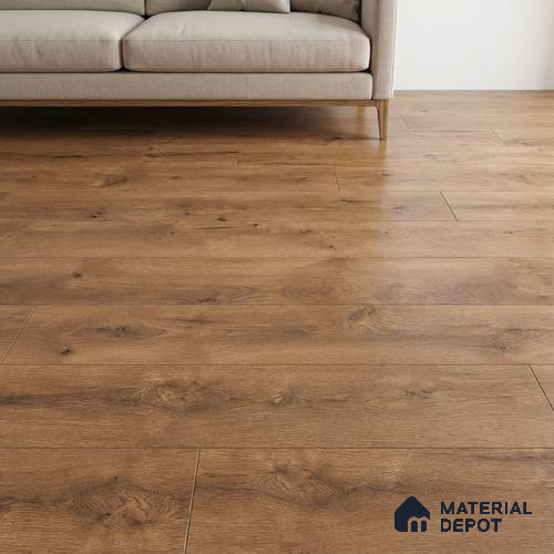 Wood Floor Tile TL 06109 11008 1200 x 200 mm Vitrified Matte Finish - 9 mm | 12 Random Design | Suitable For Living Room, Bedroom, Kitchen | 2-3 mm Spacer is Mandatory