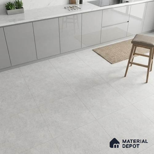 Stone Look Floor Tile TL 06129 E Velvet Mist 2 ft x 2 ft Matte Finish Vitrified Tile - 9 mm |  Suitable For Living Room, Bedroom & Dining