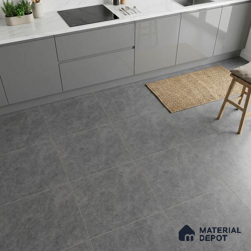 Stone Look Floor Tile TL 06129 F Obsidian Matte 2 ft x 2 ft Matte Finish Vitrified Tile - 9 mm | Suitable For Living Room, Bedroom & Dining