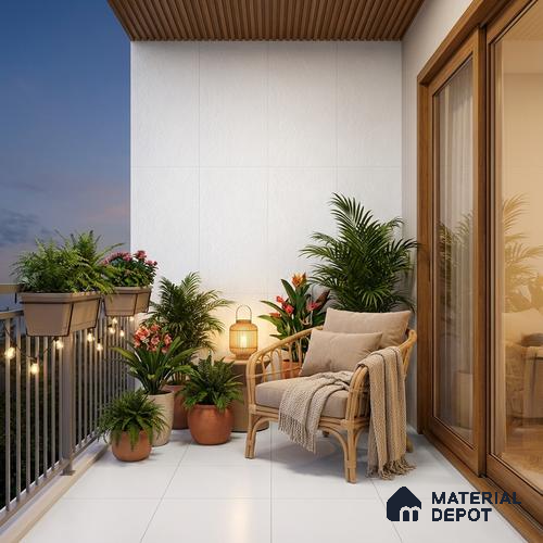 Punch Floor & Wall Tile TL 06136 C Rock Natural Bianco 4 ft x 2 ft | Rock Matte Finish Full Body Vitrified Tile - 9 mm | Ideal For Living Room, Bedroom, Bathroom, Kitchen