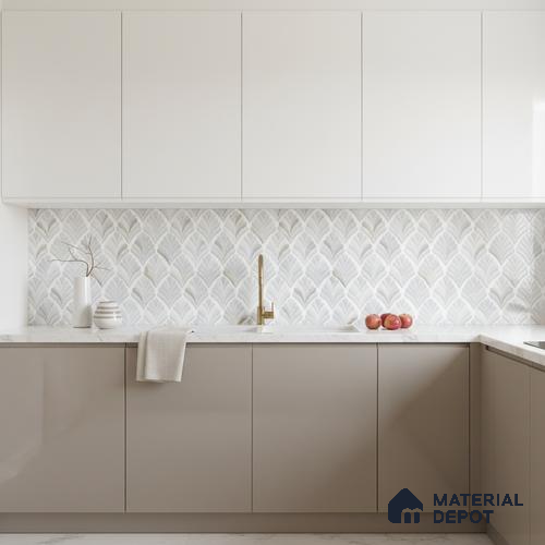 Moroccan Look Floor & Wall Tile TL 06148 Antares 2 ft x 2 ft Sinker Finish Vitrified Tile - 9 mm  | Suitable For Living Room, Dining, Bathroom & Kitchen | Please Expect a Slight Variation of Pattern