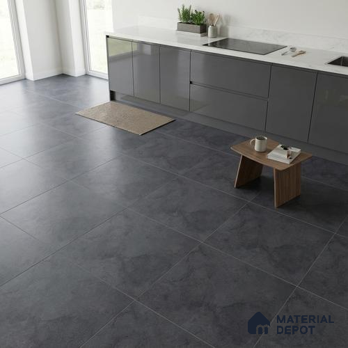 Marble Floor Tile TL 06315 Orio Gris 2 ft x 2 ft Vitrified Matte Finish - 9 mm | Suitable for Living Room, Bedroom, Bathroom