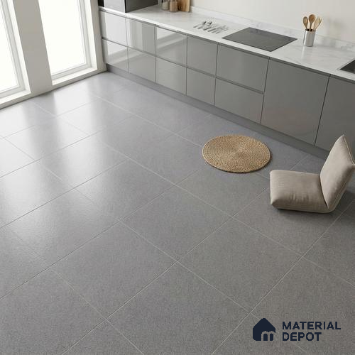 Cement Look Parking Floor Tile TL 06317 B  Graphon 2 ft x 2 ft Full Body Vitrified Matte Finish - 16 mm | Suitable for Heavy Duty Parking, Terrace & Balcony